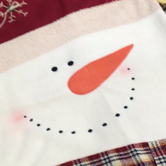 Chair back covers. SNOWMAN SET OF 4 - Picture 4 of 5